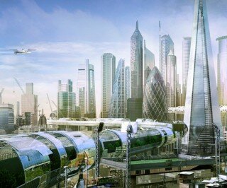 Future London, Futuristic City, Future Architecture, Simon Kennedy, Factory Fifteen