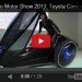 Futuristic Vehicle, Tokyo Motor Show 2013: Toyota Concept Cars â€“ FV2, Toyota FCV Concept, Future Car