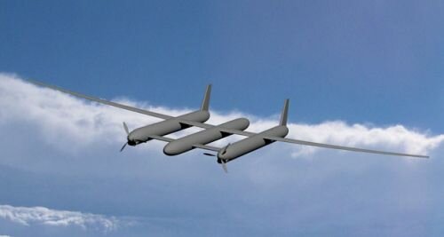 Futuristic Drone, NASA, NASA, OQ451-5 Trident, hydrogen-powered UAS, UAV, Hurricane-Tracking Uncrewed Aerial Systems, Unmanned Aerial Vehicle, Future Robot