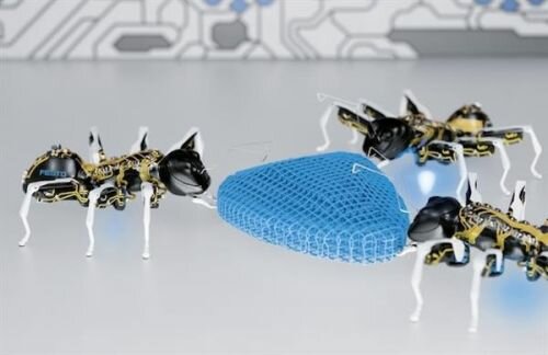 Futuristic Robots, Festo 3D Printed Big Bionic Ants Team Up To Move Objects, Future Drones