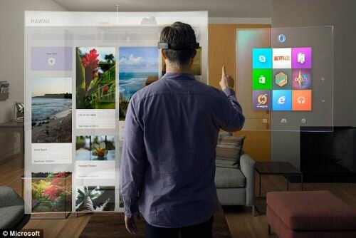 Microsoft HoloLens - Transform Your World With Holograms, Futuristic Lifestyle, Augmented Reality, Virtual Reality, Future Technology