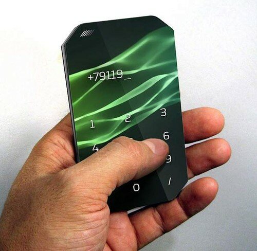 Smartphone concept, nanoparticles, Ilshat Garipov