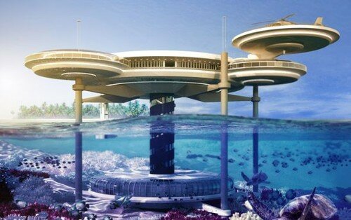 Underwater building, Futuristic Hotel