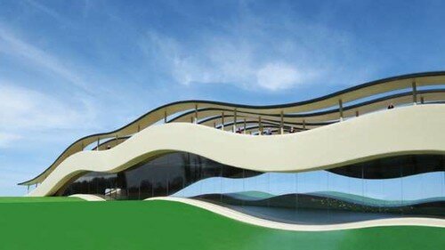 futuristic architecture, Michael Janzten, Solar Vineyard Winery, green future