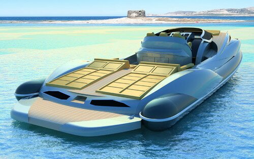 futuristic boat, Alessandro Pannone Architect, future yacht