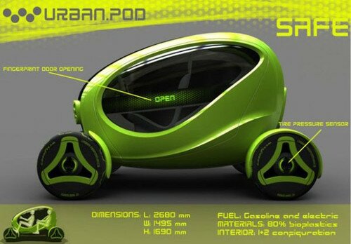 Urban Pod, future urban vehicle