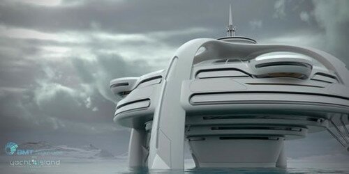 Utopia Yacht, future island