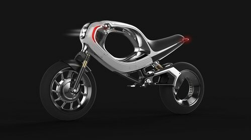 Electric Motorcycle, Frog Design, future motorbike