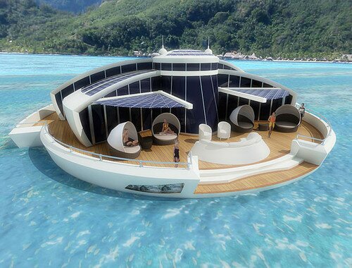 Solar Floating Resort, luxury watercraft, Michele Puzzolante