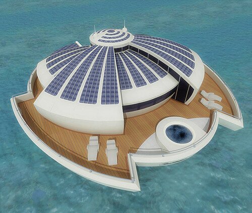 Solar Floating Resort, future yacht, Michele Puzzolante