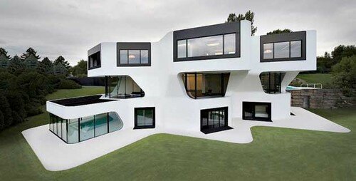 German architecture, J.Mayer H., Dupli Casa, futuristic design, futuristic architecture, future architecture, unusual structure