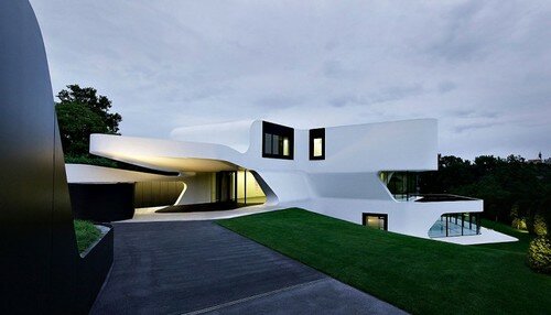 German architecture, J.Mayer H., Dupli Casa, futuristic design, futuristic architecture, future architecture, unusual structure