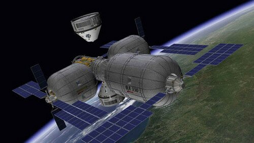 space future, Bigelow Aerospace, private Alpha Space Station, future space travel