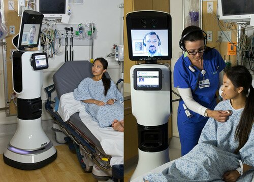 future, telemedicine robots, telepresence robots, future robots, robotics, robots in future, RP-Vita, iRobot, InTouch Health, futuristic