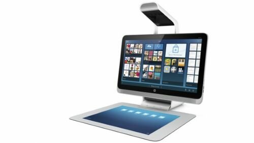 The HP Sprout combines PC, projector, and 3D scanner, Futuristic Computer, Futuristic Gadget, Futuristic Device, Future Computer