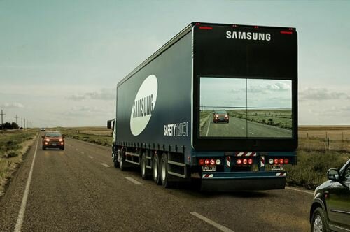 Samsung, Future Vehicle, Big Truck, Transparent Truck, Futuristic Car, Safety Truck