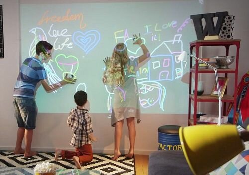 Smart 'Ring' Turns Your Wall Into A Giant Touchscreen | Futuristic ...