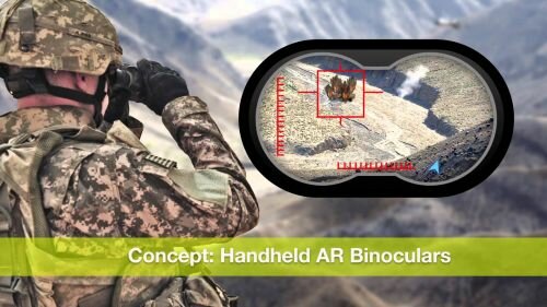 Futuristic Technology, SRI International, Augmented Reality Binoculars, Military Technology, The Future of Warfare