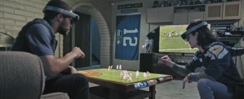 Futuristic Lifestyle, Augmented Reality, Microsoft Imagines The Future For NFL Fans With HoloLens