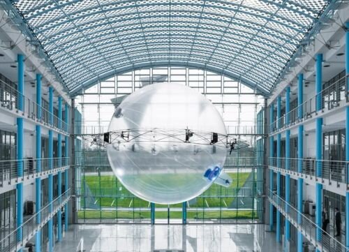 Festo – FreeMotionHandling – Autonomous Flying Gripping Sphere, Drone Delivery