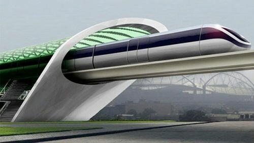 Futuristic Train, Hyperloop, Futuristic Vehicle, Elon Musk