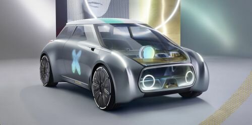 Futuristic Car, MINI Cooper, Mini Vision Next 100